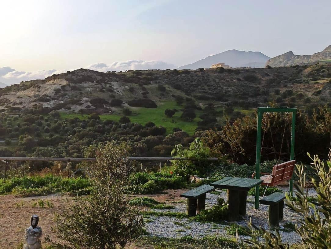 Villa George Sea View With Pool - Triopetra Exteriör bild