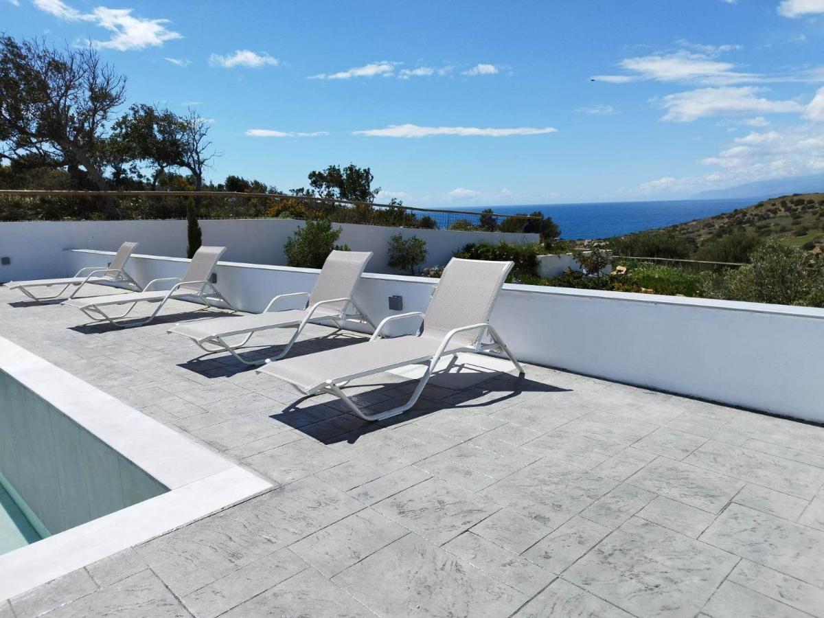 Villa George Sea View With Pool - Triopetra Exteriör bild
