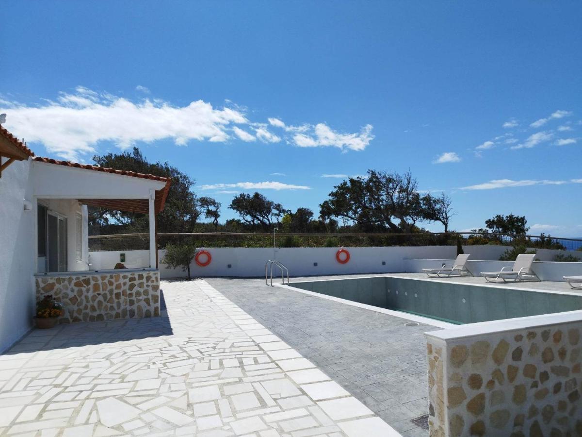 Villa George Sea View With Pool - Triopetra Exteriör bild